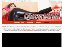 Tablet Screenshot of dancerbating.com